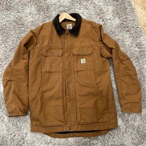 Carhartt Full Swing Relaxed Fit Washed Duck Insulated Traditional Coat